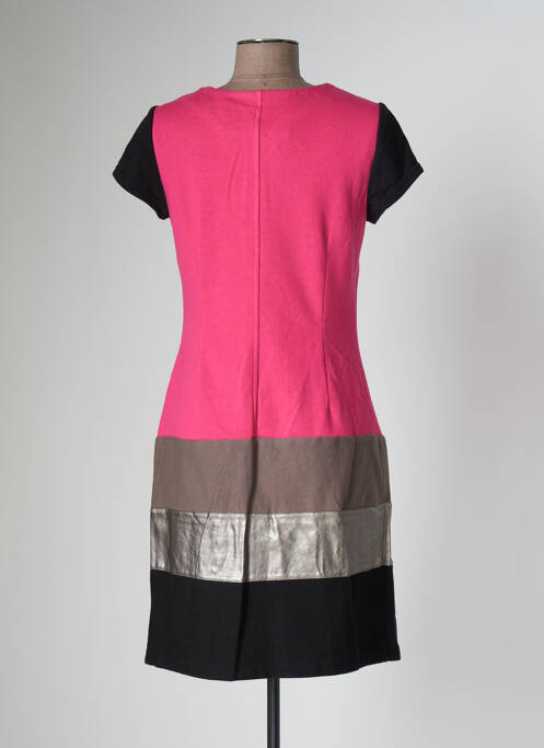 Robe courte rose MISS CAPTAIN pour femme