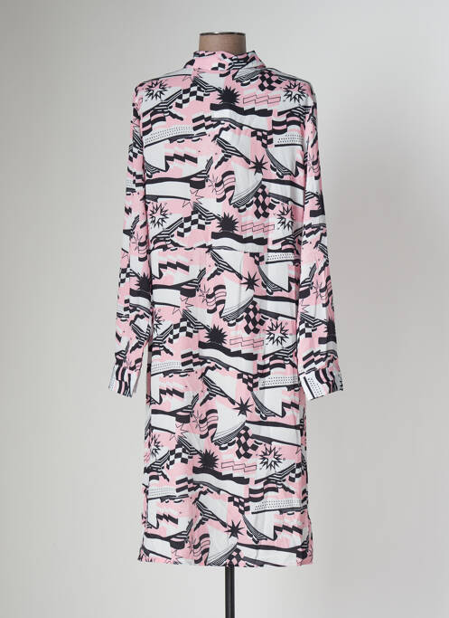 Robe mi-longue blanc SOVOGUE pour femme