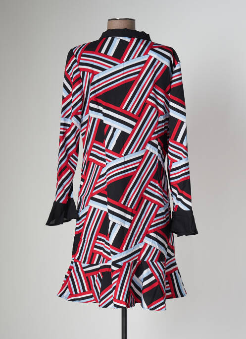 Robe mi-longue noir SOVOGUE pour femme