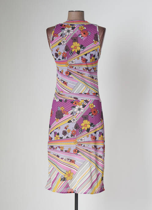 Robe mi-longue violet KOOKAI pour femme