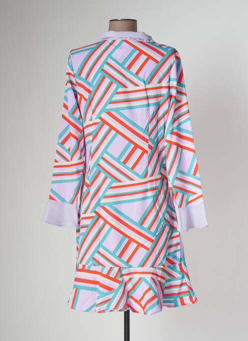 Robe mi-longue violet SOVOGUE pour femme