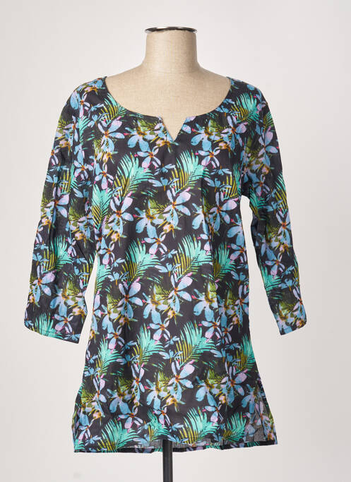 Tunique manches longues bleu LA FIANCEE DU MEKONG pour femme