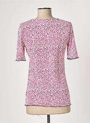 Top stretch manches courtes rouge DAMART femme