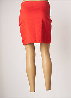 Jupe courte fermeture zip latéral rouge LA FIANCEE DU MEKONG femme