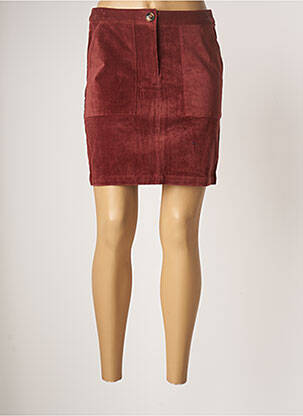 Jupe courte poches marron SPARKZ femme