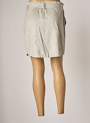 Jupe courte poches gris SPARKZ femme