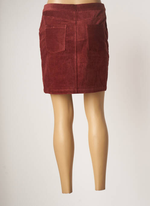 Jupe courte marron SPARKZ pour femme