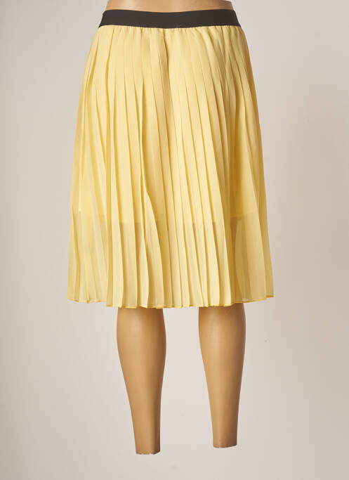 Jupe mi-longue jaune SPARKZ femme