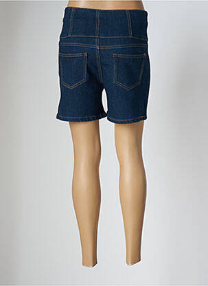 Short coupe droite taille haute bleu VILA femme