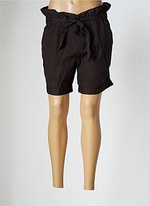 Short finition revers taille haute marron VILA femme