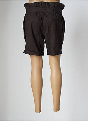 Short finition revers taille haute marron VILA femme