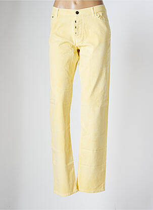Jeans coupe droite jaune THE KOOPLES (SPORT) pour femme
