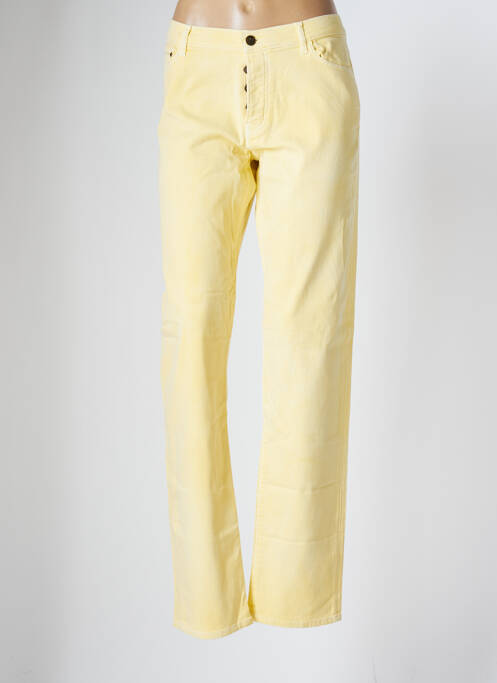 Jeans coupe droite jaune THE KOOPLES (SPORT) pour femme