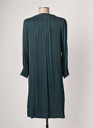 Robe mi-longue coupe fluide manches longues vert GERARD DAREL femme
