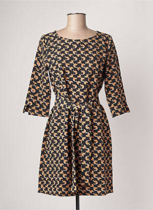 Robe courte manches 3/4 manches 3/4 noir EMME M femme