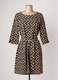 Robe courte manches 3/4 manches 3/4 noir EMME M femme