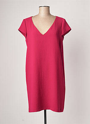 Robe courte rose PABLO pour femme