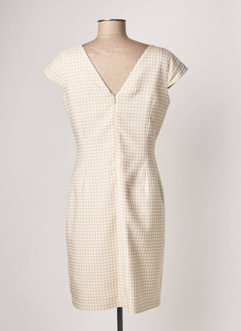 Robe mi-longue beige SASSIA pour femme