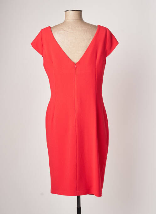 Robe mi-longue rouge SASSIA pour femme