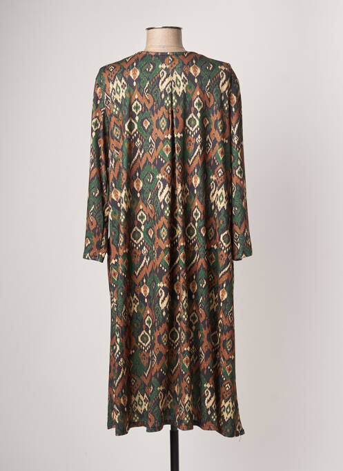 Robe mi-longue vert JANIS & JOHN pour femme