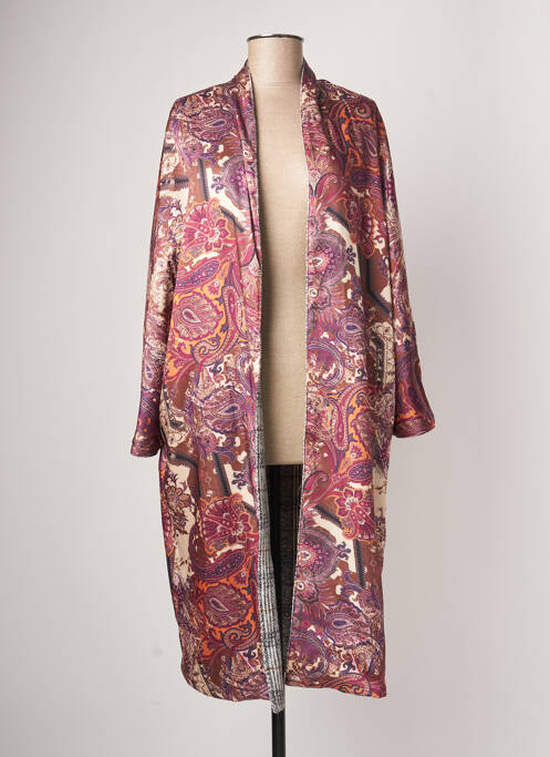 Manteau long gris KACY pour femme