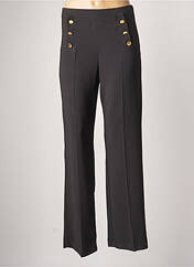 Pantalon large noir JANE WOOD pour femme seconde vue