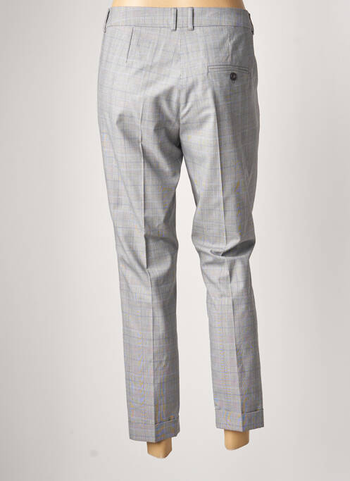 Pantalon 7/8 fermeture zippée sous rabat avec crochet taille normale gris MARELLA femme