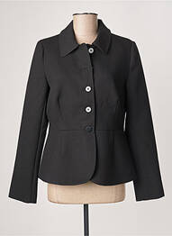 Veste casual epaulette noir IDANO femme
