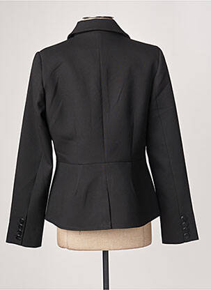 Veste casual epaulette noir IDANO femme