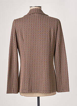 Veste casual coupe cintrée marron ATELIER JAD femme