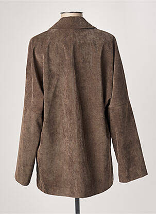 Veste casual coupe droite vert STUDIO PARISIEN femme
