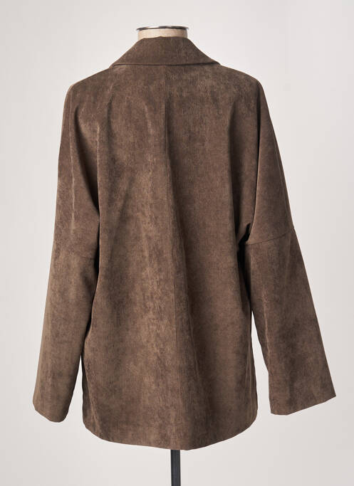 Veste casual coupe droite vert STUDIO PARISIEN femme