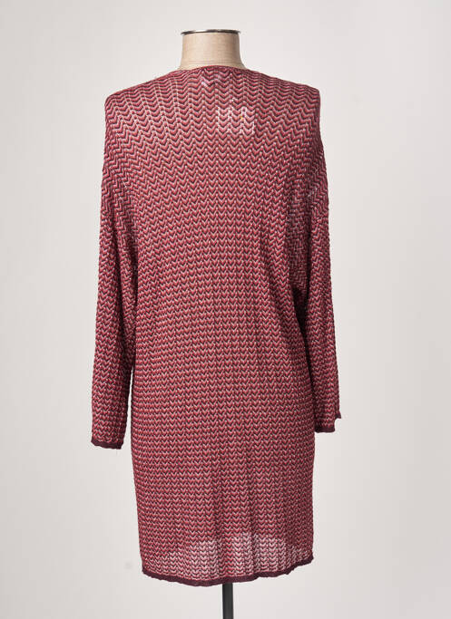 Gilet manches longues violet AN' GE femme