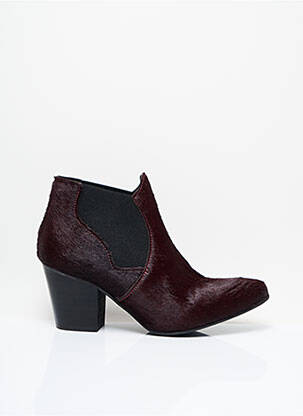 Bottines/boots talon de 7 à 9cm violet COPENHAGEN femme