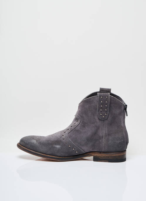 Bottines/boots talon bas talon plat jusqu'à 3cm gris ATELIER VOISIN femme