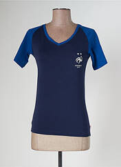 T-shirt bleu FFF pour fille seconde vue