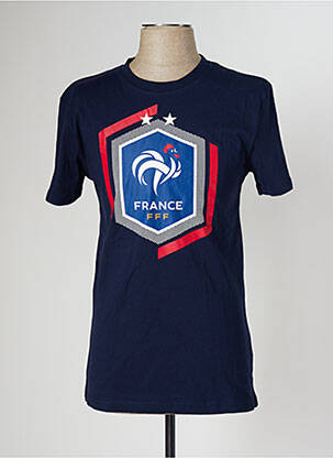 T-shirt bleu FFF pour homme