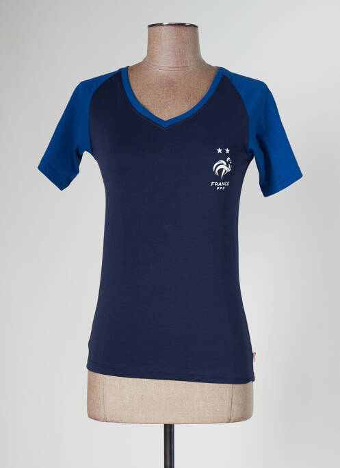 T-shirt bleu FFF pour fille