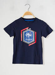 T-shirt bleu FFF pour garçon seconde vue