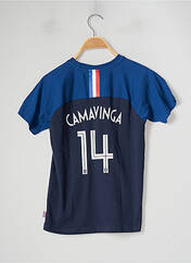 T-shirt bleu FFF pour garçon seconde vue