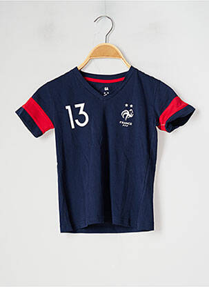 T-shirt bleu FFF pour garçon