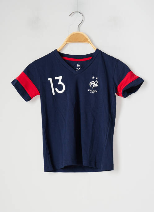 T-shirt bleu FFF pour garçon