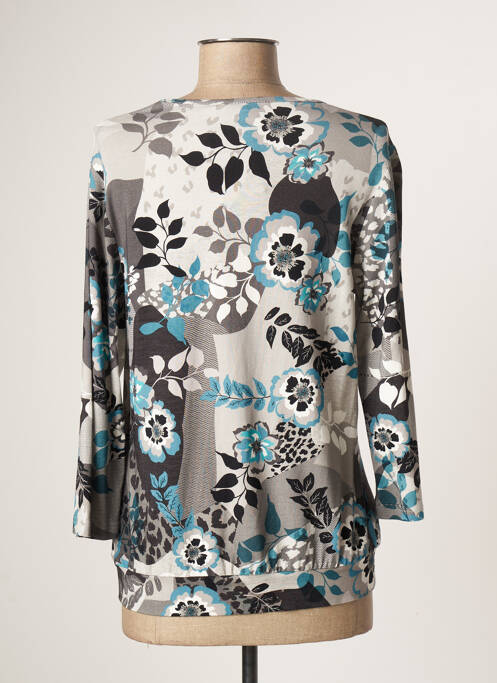 T-shirt gris FRANK WALDER pour femme