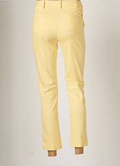 Pantalon chino jaune TOMMY HILFIGER pour femme seconde vue