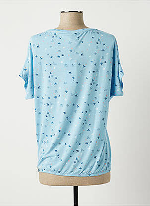 Top stretch manches courtes bleu RAGWEAR femme