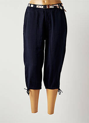 Pantacourt taille haute taille haute bleu RAGWEAR femme