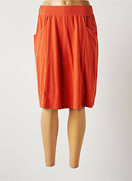 Jupe mi-longue taille haute orange RAGWEAR femme