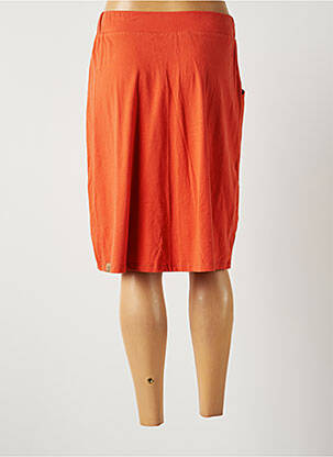 Jupe mi-longue taille haute orange RAGWEAR femme