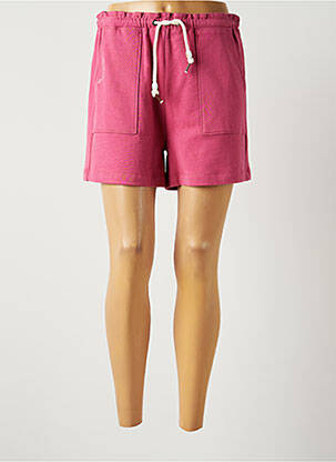Short taille élastique taille haute rose RAGWEAR femme