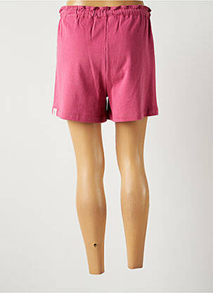 Short coupe droite taille haute rose RAGWEAR femme